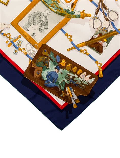 Hermes Les Ponts de Paris Silk Scarf Blue Colorway 